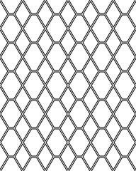 Fototapeta premium Vector seamless texture. Modern geometric background. Mesh with hexagonal cells.