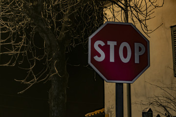 Alt! Stop signal in Italy