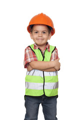 child construction worker