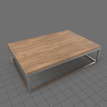 Modern wood table