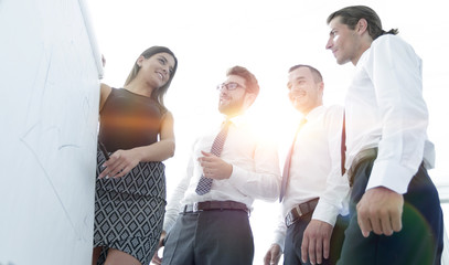 coach conducts training with business team.