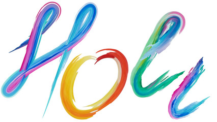 inscription Holi aquarelle