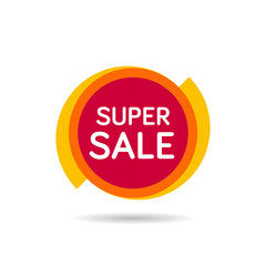 super sale sticker