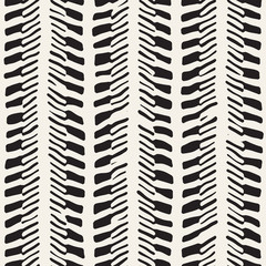 Simple ink geometric pattern. Monochrome black and white strokes background. Hand drawn ink texture for your design