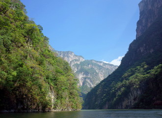 Sumidero Canyon in Chiapas State in southern Mexico