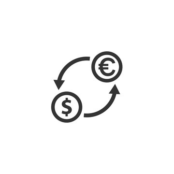 money exchange dollar euro icon