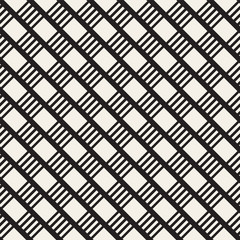 Vector seamless zigzag line pattern. Abstract stylish geometric background. Repeating lattice background