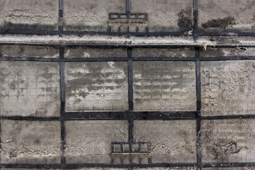 Closeup Dirty air conditioning filter