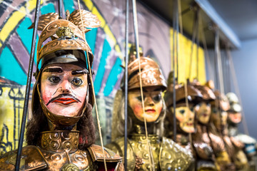 Traditional Sicilian puppets