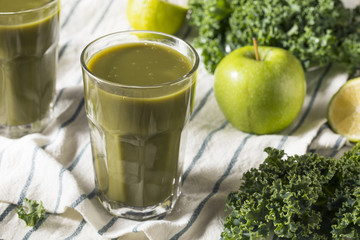 Healthy Organic Green Juice Smoothie