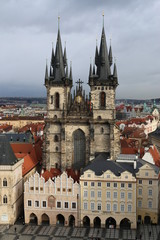 Fototapeta premium Church of the Virgin Mary in front of Tyn