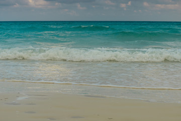 Tropical beach in island Cayo Santa María. Cuba