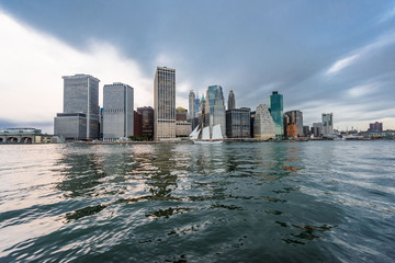 Fototapeta premium Skyline of Lower Manhattan