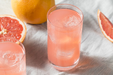 Healthy Fresh Grapefruit Flavored Sparkling Water