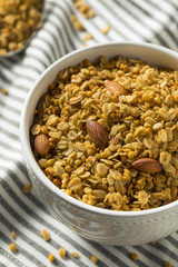 Homemade Baked Honey Almond Granola