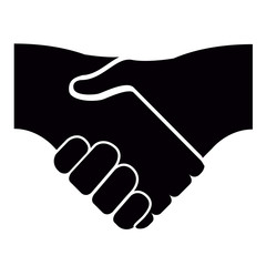 Isolated handshake icon image