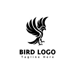 eagle landing art logo