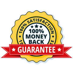 100% Money Back Guarantee illustration