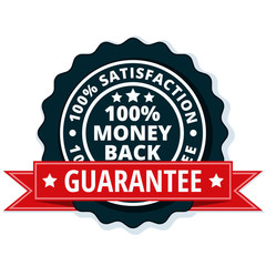 100% Money Back Guarantee illustration
