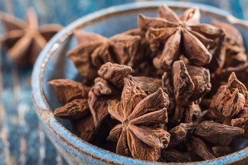 Star Anise in a Bowl