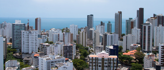 Fototapeta na wymiar Salvador skyline
