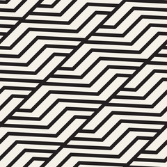 Vector seamless lattice pattern. Modern stylish texture with monochrome trellis. Repeating geometric grid. Simple design background.
