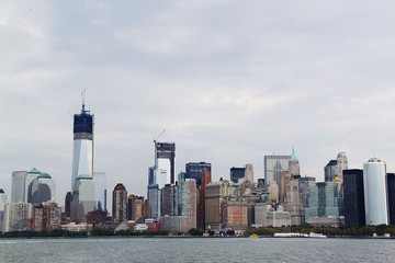Fototapeta premium Amazing view of Manhattan New York skyline