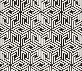 Vector seamless pattern. Modern stylish abstract texture. Repeating geometric tiles