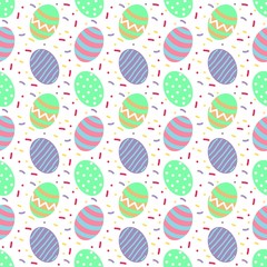 easter egg seamless pattern