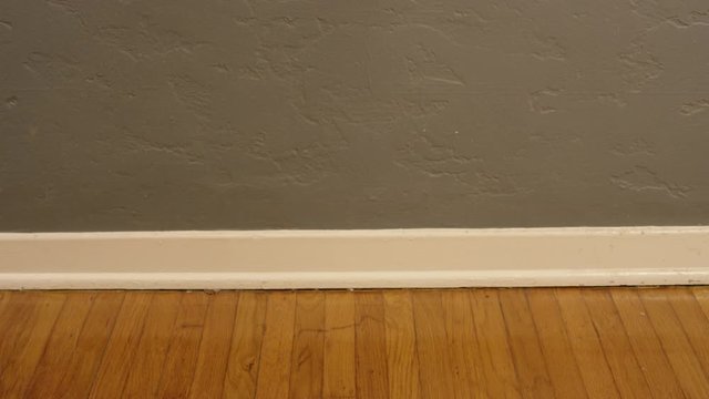 Hand picks up starry backpack, closeup