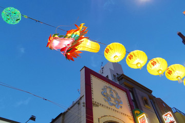 横浜中華街の春節