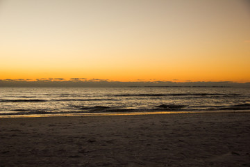Ocean at dusk in Ft. Meyers, FL.