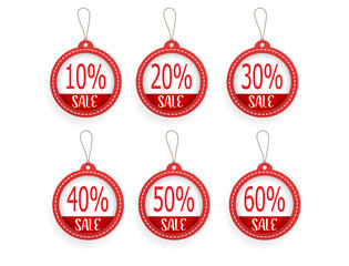 set of price discount sale tag label background vector illustration