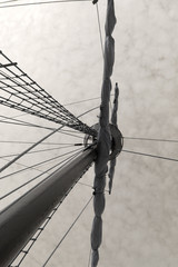 mast of old galleon