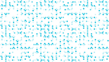 Abstract geometric circle pattern blue color illustration isolated on white background with copy space, vector eps 10