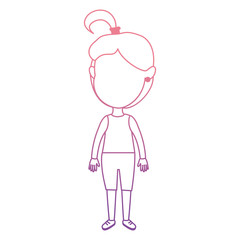cute and little girl vector illustration design