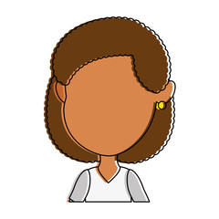 cute and little girl vector illustration design