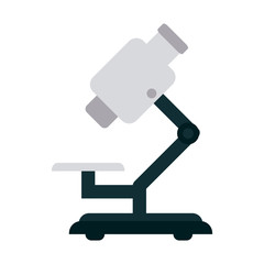 Microscope scientific tool vector illustration graphic design