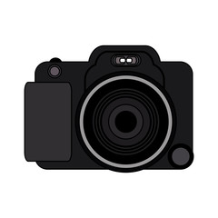 Photographic camera symbol vector illustration graphic design