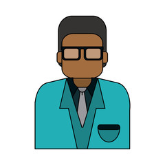 Male doctor avatar vector illustration graphic design