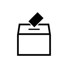 Ballot box vector icon