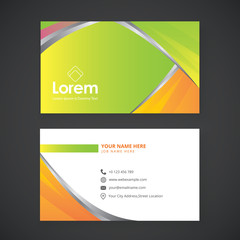 Fototapeta premium Creative business card mock-up