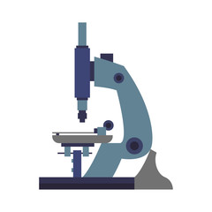 Microscope scientific tool vector illustration graphic design
