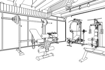 Weight Room (drawing)