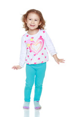 Portrait of a beautiful little girl