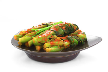 The most famous Korean traditional food Kimchi(Leaf mustard). It's a basic Korean side dish made of...