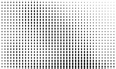 Abstract monochrome halftone pattern. Futuristic panel.