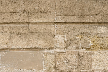 Brick texture with scratches and cracks