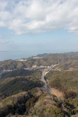 View from Nokogiri-mountain, Chiba, Japan