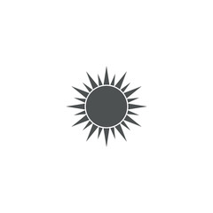 sun icon. sign design